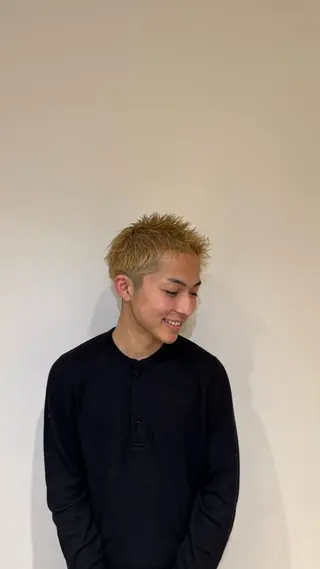 メンズ Leina /メンズ /ボブ/ニュアンスのヘアスタイル