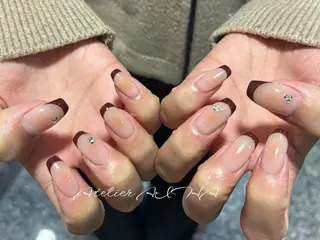 セミロング アトリエAIHA★ フィルイン推奨サロンのネイルデザイン