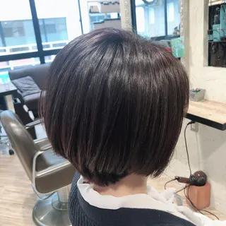 ショート カラー ベージュカラー🧸 伊藤なつみのヘアスタイル