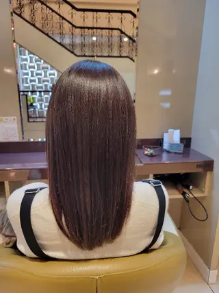 セミロング さとう かなこのヘアスタイル