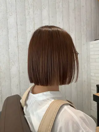ミディアム カラー 吉野 実彩のヘアスタイル