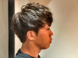 ショート カラー メンズ 美髪矯正 Rioのヘアスタイル