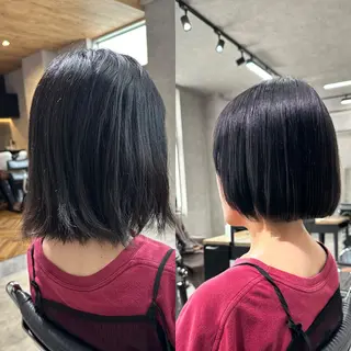 ショート 【縮毛矯正髪質改善】 中山健太のヘアスタイル