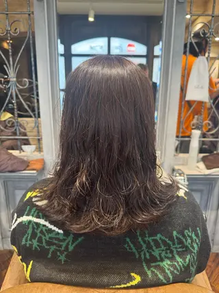 ロング Y U K Iのヘアスタイル