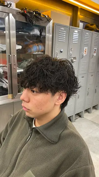 ショート パーマ メンズ fifth 阿部楓のヘアスタイル