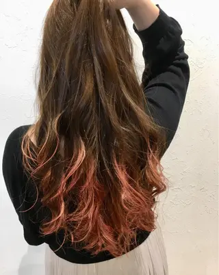 ロング カラー 川合 勇気のヘアスタイル