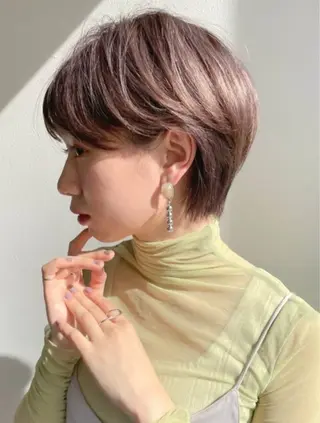 ショート 生島 実咲のヘアスタイル