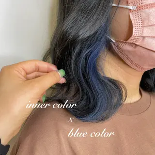 ミディアム カラー しま ななこのヘアスタイル