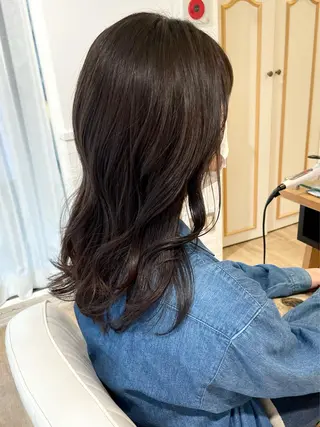セミロング カラー ✨カラー支持No.1 🧸ワキ カナコ🧸のヘアスタイル