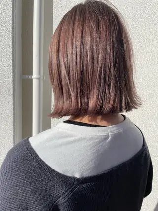 ミディアム 🌿透明感カラー 松本麻里奈🌼のヘアスタイル