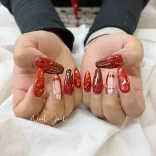 ロング ネイルJaol 池袋のネイルデザイン
