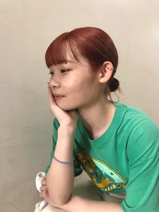 ミディアム AYAKA 下北沢suuのヘアスタイル