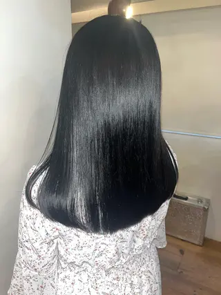 ロング ⚪️髪質改善 縮毛 店長 コウ⚪️のヘアスタイル