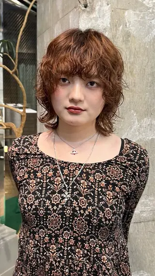 パーマ 坂本 かやのヘアスタイル
