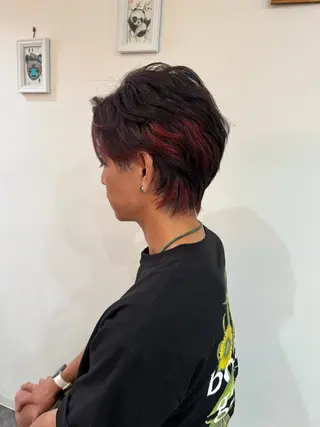 カラー メンズ AKI 🐉のヘアスタイル