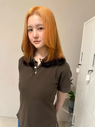 セミロング Hug👩🏼‍🦱 警固HIBIOのヘアスタイル