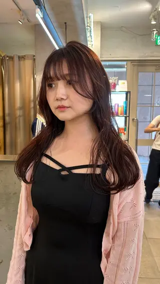 ロング カラー じゅわっと暖色カラー 🍊Moemiのヘアスタイル