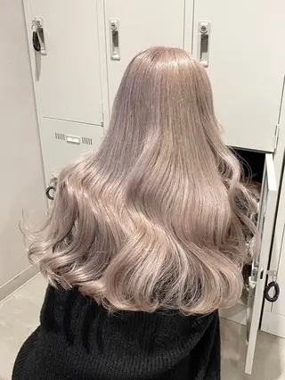 ロング カラー ヘアアレンジ えびけん/色落ちまで 可愛い♥️のヘアスタイル