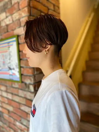 ショート 高塩翔大 髪質改善のヘアスタイル