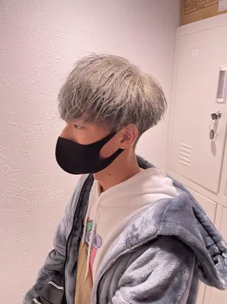 ショート カラー パーマ ヘアアレンジ メンズ キッズ ネイル マツエク・マツパ スパイキー/フェザー /波巻き/かいとのヘアスタイル