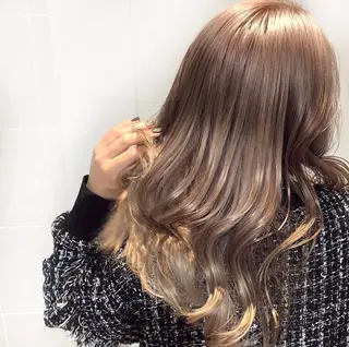 セミロング カラー まつげ兼任しもさこ 🌟レイヤー得意のヘアスタイル
