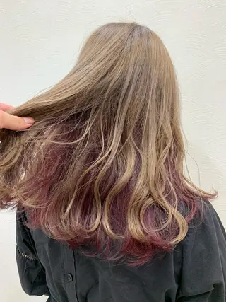 カラー なかの たくみのヘアスタイル