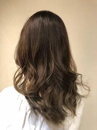 ロング カラー ヘアアレンジ レイヤー×ヘッドスパ *保田遥*のヘアスタイル