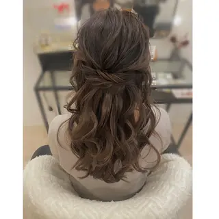 ロング ヘアアレンジ Mikazuki オーナーTeradaのマツエク・マツパデザイン