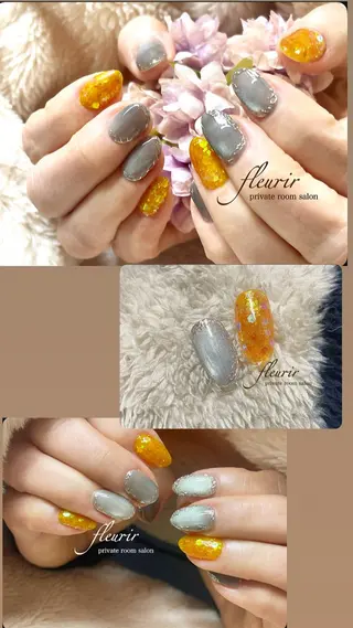 ネイル フルリール 【プライベートサロンのネイルデザイン