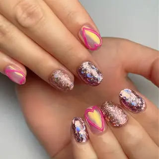 ショート 下妻ネイルサロン/ 持ちの良いネイルのネイルデザイン