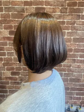 ショート カラー パーマ ヘアアレンジ メンズ キッズ ネイル マツエク・マツパ アイブロウ times salon名駅所属・久木原 ゆりのヘアスタイル