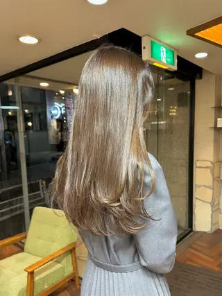 ロング カラー 矢野 晃平のヘアスタイル