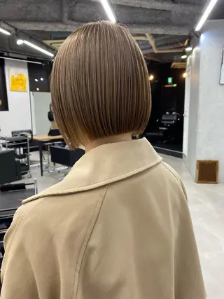 ショート カラー 🧸艶々韓国ヘア 🧁mizunaのヘアスタイル
