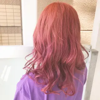 ミディアム カラー 岩谷/ブリーチ 🪽透明感カラーのヘアスタイル