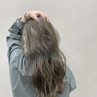ロング カラー ヘアアレンジ うる艶カラー asukaのヘアスタイル