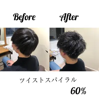 ショート 関西センターパート メンズモデル募集のヘアスタイル