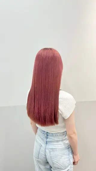 ロング カラー ヘアアレンジ 似合わせレイヤー/ 美髪縮毛矯正/ミナエのヘアスタイル