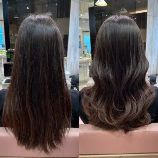 ロング 顔まわりカット🌟 くびれヘア/寺門遥輝のヘアスタイル