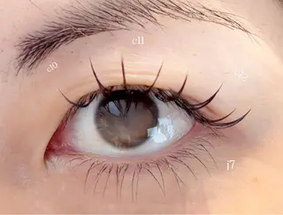 マツエク・マツパ 神田 紗江のマツエク・マツパデザイン