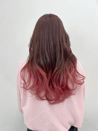 ロング カラー 【公式】amble luxe池袋東口🩷のヘアスタイル