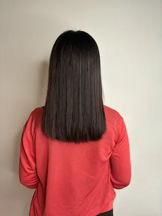 セミロング カラー パーマ ヘアアレンジ メンズ キッズ よしなり あみのヘアスタイル