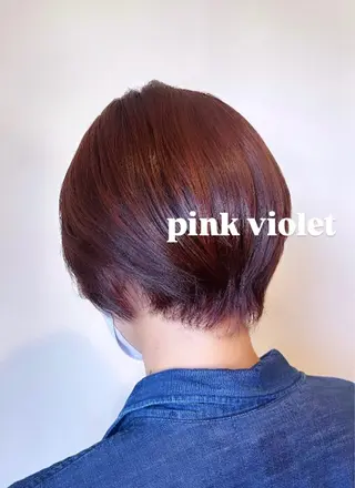 ショート カラー 小島 千夏のヘアスタイル