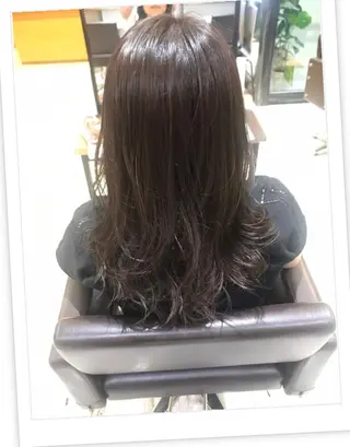 ロング カラー パーマ ヘアアレンジ メンズ キッズ ネイル マツエク・マツパ EnBlesS西宮 マンツーマン神道有基のヘアスタイル