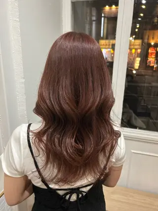 ロング カラー kanon♡ 暖色カラー‎🤍のヘアスタイル