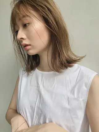 ミディアム カラー “ミニモ最高評価獲得 “代表"Kohei"のヘアスタイル
