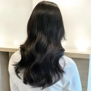 ロング カラー ヘアアレンジ 韓国ヘア/レイヤー 顔周りカット/ユキナのヘアスタイル