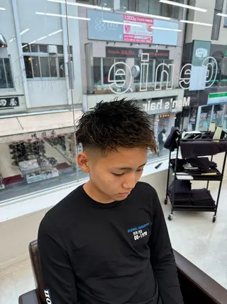 ショート パーマ メンズ メンズパーマ名人 TAKUMAのヘアスタイル