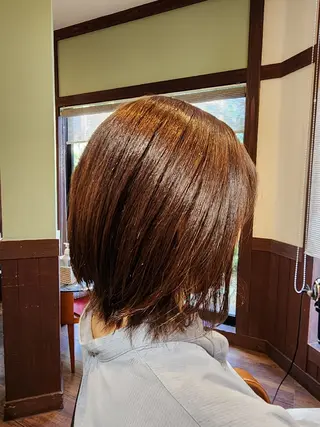 ミディアム カラー 柏 康孝のヘアスタイル