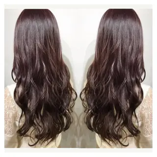 ロング カラー yui .のヘアスタイル