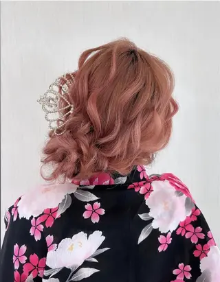 セミロング ベルグローヘアセット 🤍まりこのヘアスタイル